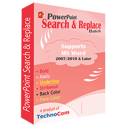 PowerPoint Search and Replace