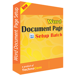 Word Document Page Setup Batch Word Document Page Setup