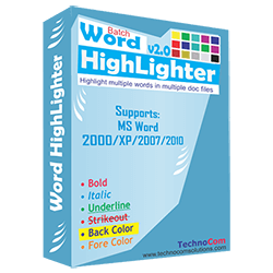 Batch Word Highlighter Batch Word Highlighter