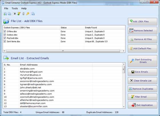 Email Extractor Outlook Express 4.3.0