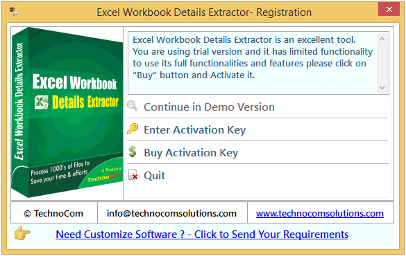 Excel Workbook Details Extractor