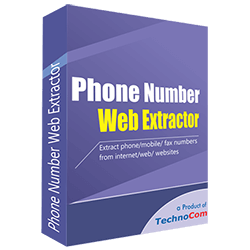 Phone Number Web Extractor