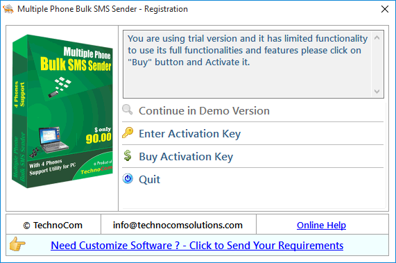 Multiple Bulk SMS Sender