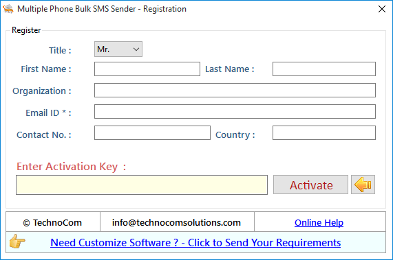 Multiple Bulk SMS Sender