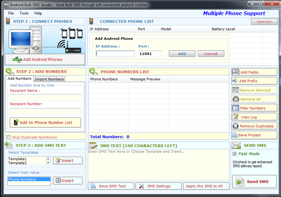 activation key for multiple phone bulk sms sender