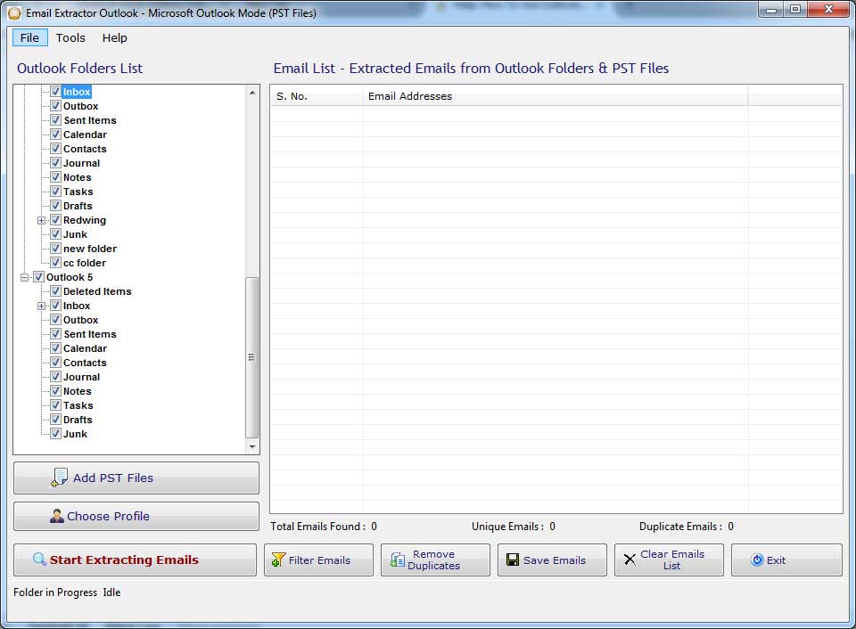 Email Extractor Outlook 4.8.1.13