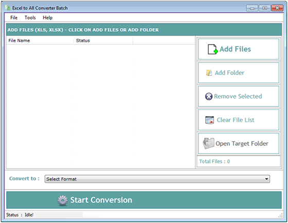 Excel to All Converter screenshot