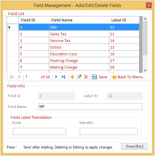 Gujarati Excel Invoice Software