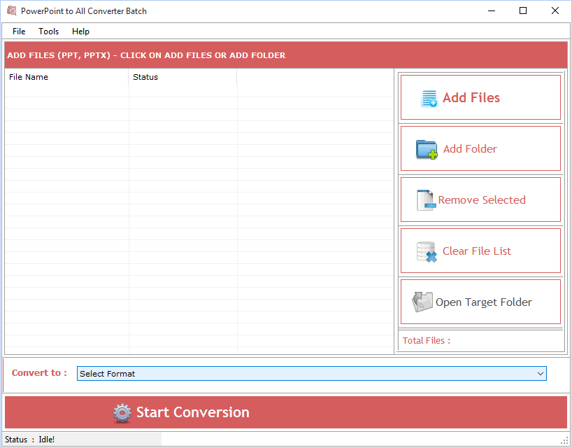 PowerPoint to All Converter screenshot