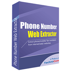 Phone Number Web Extractor