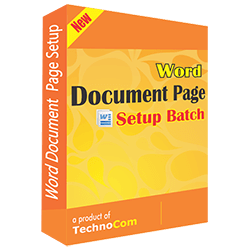 Word Document Page Setup Batch